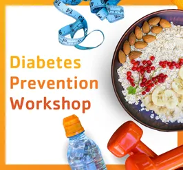 A water bottle, measuring tape, weights, and a bowl of healthy food.
