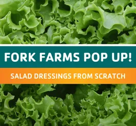 Fresh lettuce. Fork Farms pop-up!