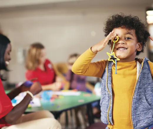 Child playing at Child Watch