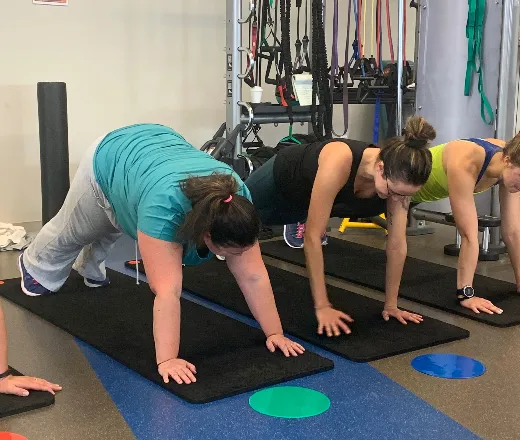 Small group training at the Y