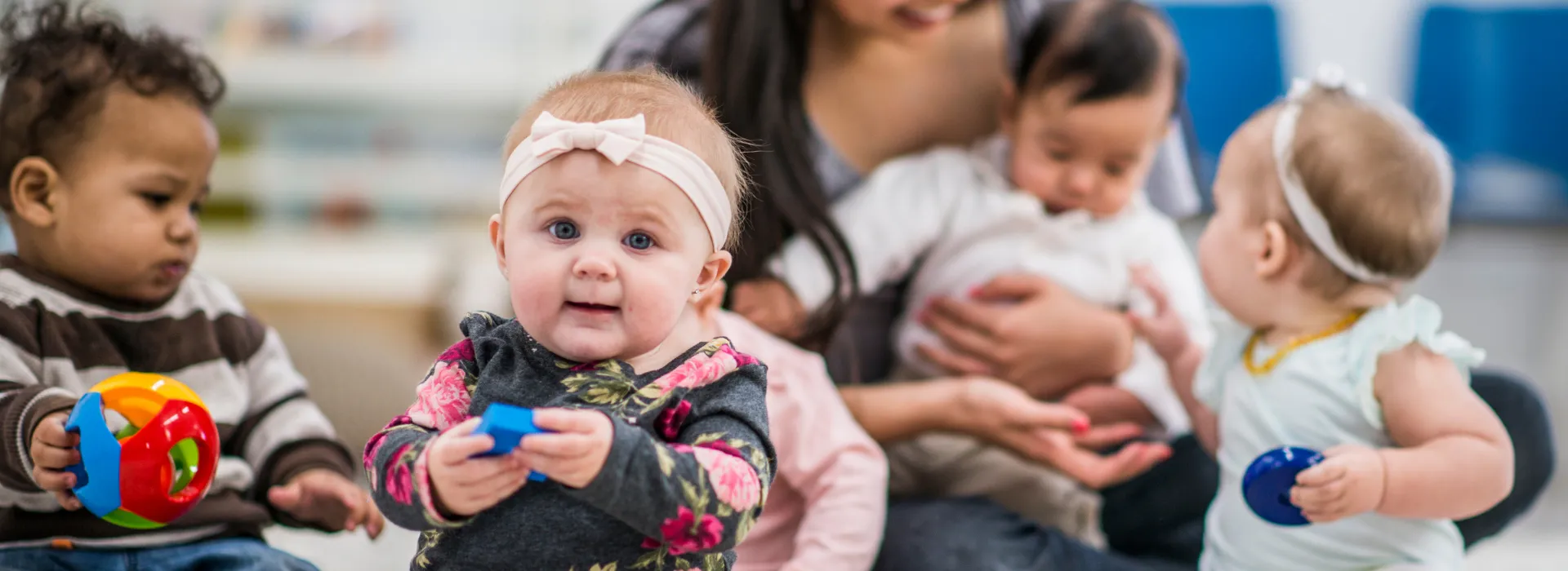 babies at childcare